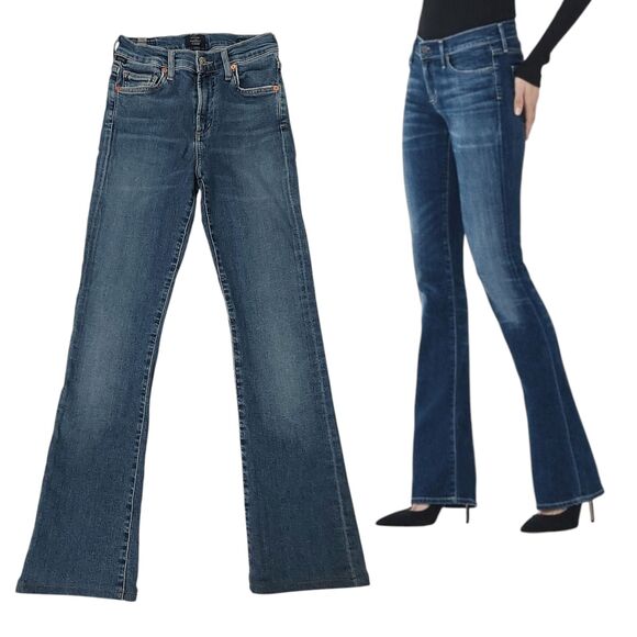 Citizens of Humanity Emannuelle Slim Boot Jeans Womens 24 Blue Stretch Comfort - Picture 1 of 12